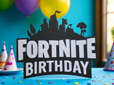 Fortnite Birthday Sign