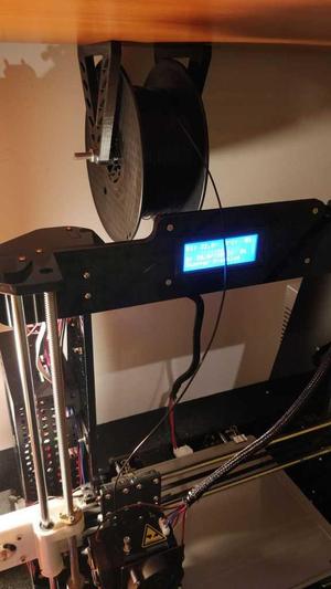 Under shelf filament spool holder - Shifted