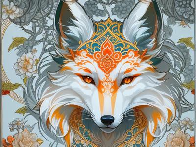 Glass Art: Fox Face