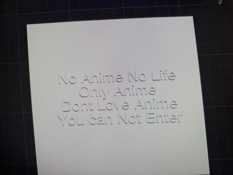 No Anime No Life Wall Art 