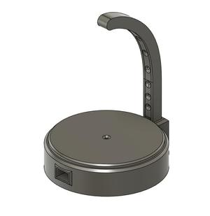 Cure station for resin printed parts