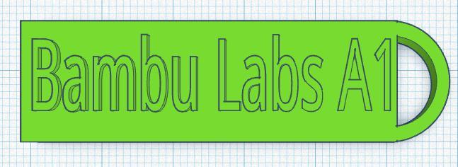 THE ORIGINAL BAMBU LABS KEYCHAIN