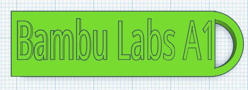 THE ORIGINAL BAMBU LABS KEYCHAIN