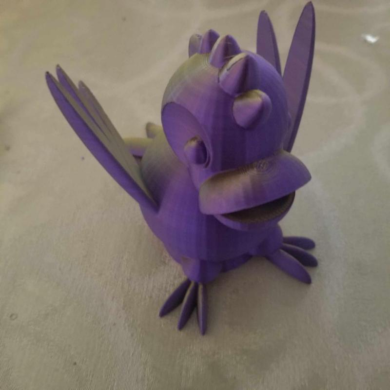 Shakaworld3d WTH man bird Statue