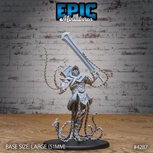 Chain Golem Attack ‧ DnD Miniature ‧ Tabletop Miniatures ‧ Gaming Monster ‧ 3D Model ‧ RPG ‧ DnDminis ‧ STL FILE