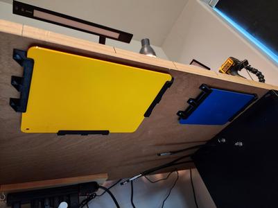 Under Desk Slide Bracket for Solder Plates