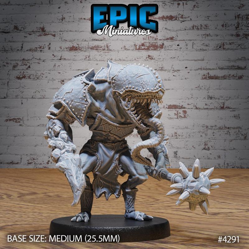 Hell Guardian ‧ DnD Miniature ‧ Tabletop Miniatures ‧ Gaming Monster ‧ 3D Model ‧ RPG ‧ DnDminis ‧ STL FILE