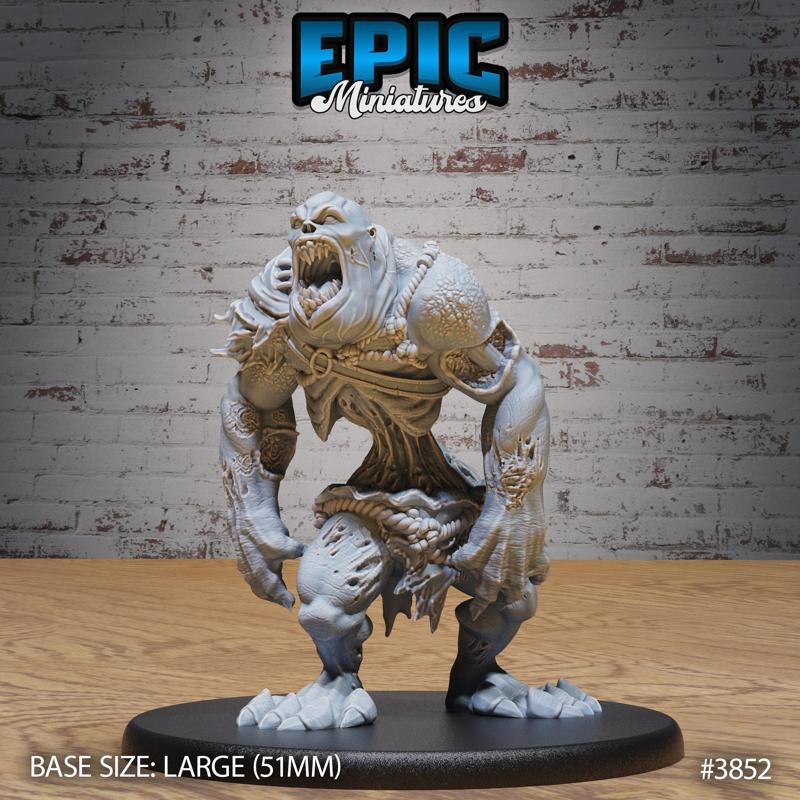 Big Flesh Ghoul ‧ DnD Miniature ‧ Tabletop Miniatures ‧ Gaming Monster ‧ 3D Model ‧ RPG ‧ DnDminis ‧ STL FILE