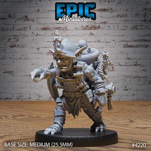 Goblin Miner ‧ DnD Miniature ‧ Tabletop Miniatures ‧ Gaming Monster ‧ 3D Model ‧ RPG ‧ DnDminis ‧ STL FILE