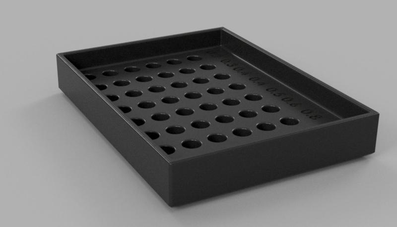 Stackable Expanded Nozzle Tray