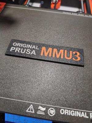 Prusa MMU3 Sign for Enclosures