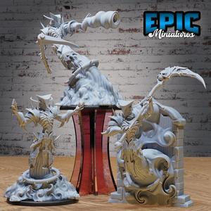 Night Wraith Set ‧ DnD Miniature ‧ Tabletop Miniatures ‧ Gaming Monster ‧ 3D Model ‧ RPG ‧ DnDminis ‧ STL FILE