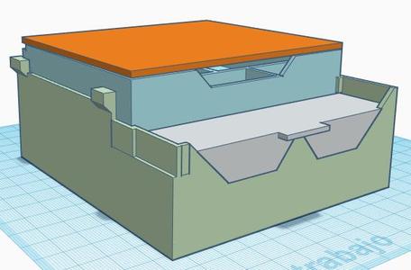 Caja de herramientas Ender 3 Pro (2 cajones y tapas) 