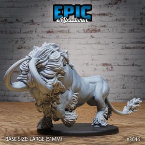 Devilhorn Bull ‧ DnD Miniature ‧ Tabletop Miniatures ‧ Gaming Monster ‧ 3D Model ‧ RPG ‧ DnDminis ‧ STL FILE