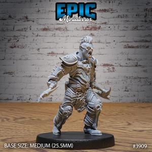 Black Guard Orc ‧ DnD Miniature ‧ Tabletop Miniatures ‧ Gaming Monster ‧ 3D Model ‧ RPG ‧ DnDminis ‧ STL FILE