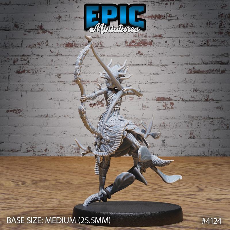 Nut Dryad Bow ‧ DnD Miniature ‧ Tabletop Miniatures ‧ Gaming Monster ‧ 3D Model ‧ RPG ‧ DnDminis ‧ STL FILE