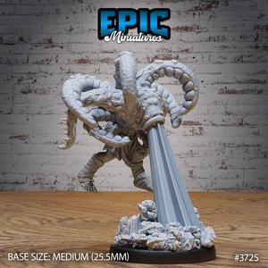 Tentacle Folk Death Ray ‧ DnD Miniature ‧ Tabletop Miniatures ‧ Gaming Monster ‧ 3D Model ‧ RPG ‧ DnDminis ‧ STL FILE