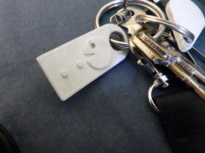 pac-man keychain
