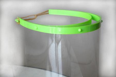 ASS - Another Stackable Shield - clear sheet face shield