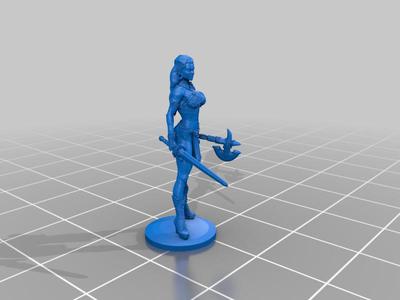 Human Female Barbarian