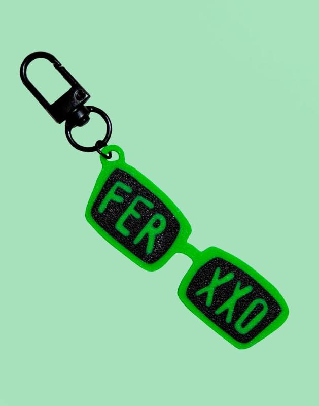 Feid (Ferxxo gafas) keychain