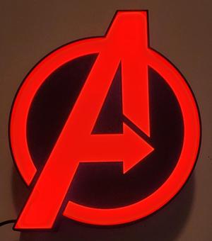 Avengers Logo LED Lightbox