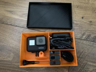 Go Pro storage box with lid