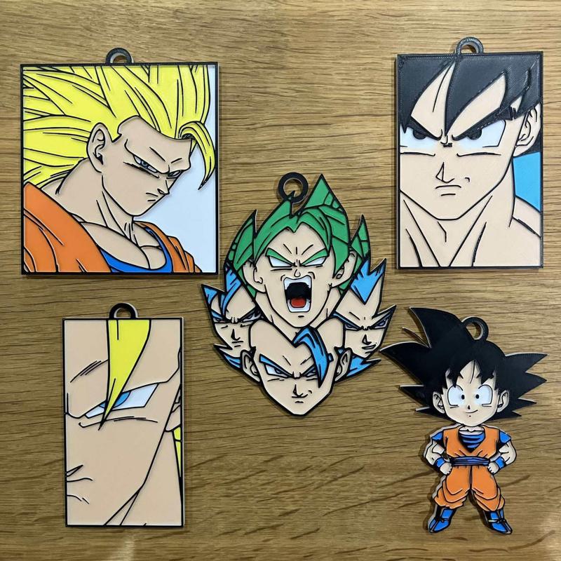 Set of 5 DBZ Ornaments #10