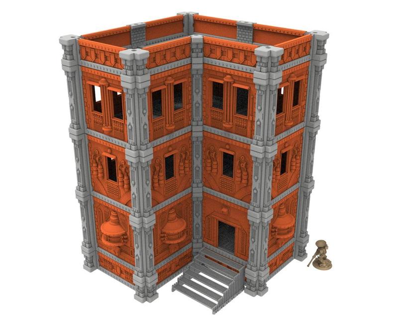 Modular building Industrial sample