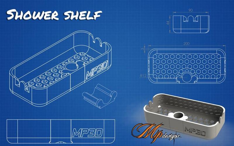 Shower shelf