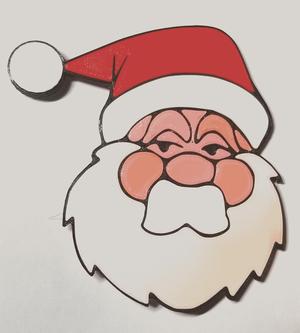 Multi-colored Santa Claus