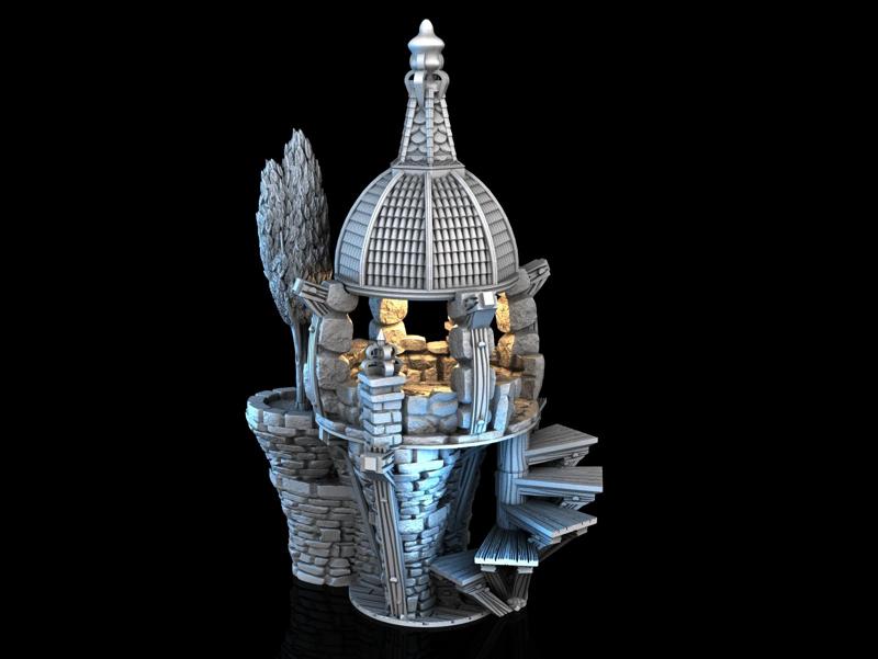 Flying Gazebo - Medieval Town Set