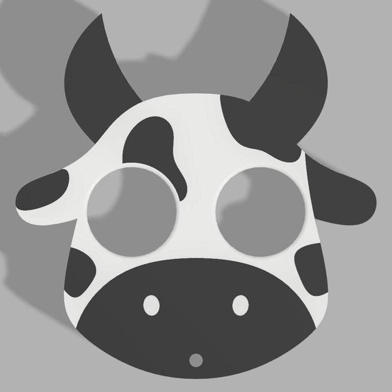 Cow Self Defense Key Ring
