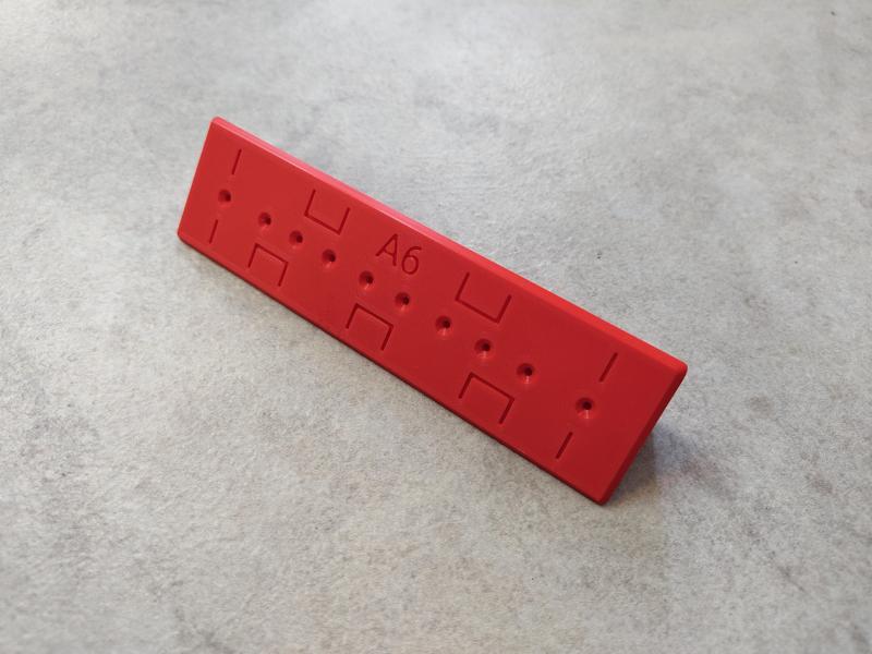 Bookbinding Awl Guide (Piercing Cradle) - A5 / A6