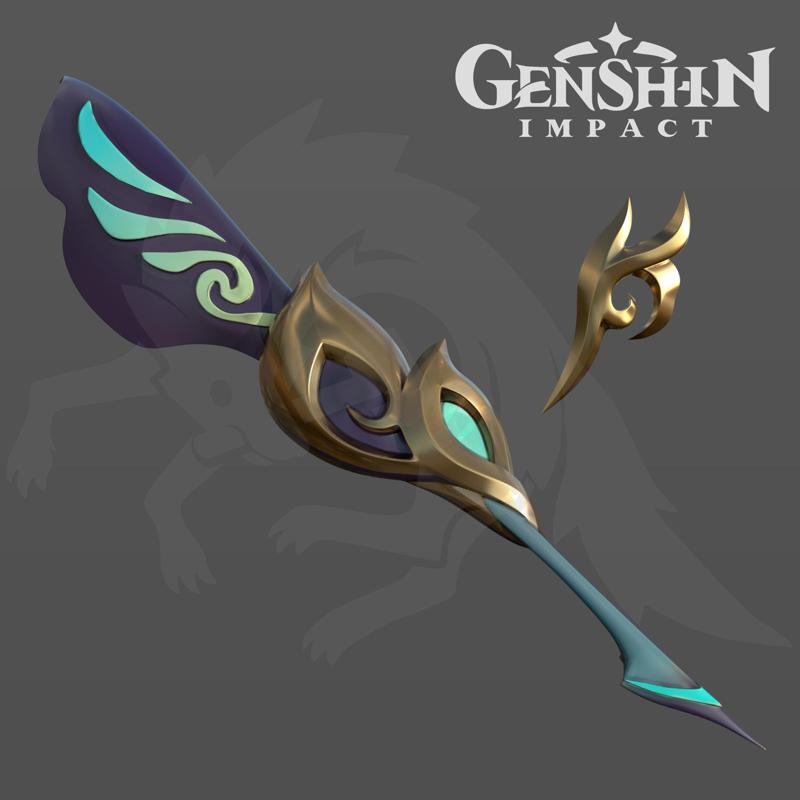 Xianyun hair accessories genshin impact for cosplay 3d model