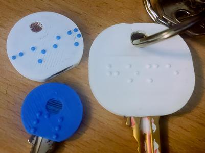 Braille Keys: Customizable Key Covers & Keyrings