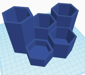 Polygontal Pencil Holder/Storage