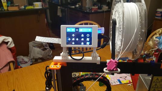 Prusa i3 MK2(S) Raspberry Pi + 3.5" PiTFT+  Frame Mount