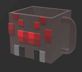 MINECRAFT SPIDER HEAD PENCIL HOLDER