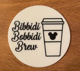 Disney Mickey Coaster / Coffee / Funny / Drink