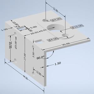 Extrudor Mount for Linear Rail