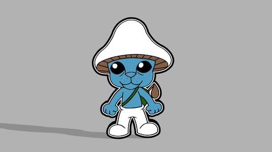 Smurf Cat Lightbox LED Lamp