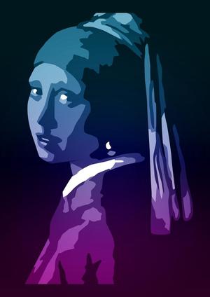 Girl with a Pearl Earring lightbox