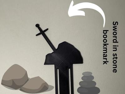 Sword in Stone Bookmark