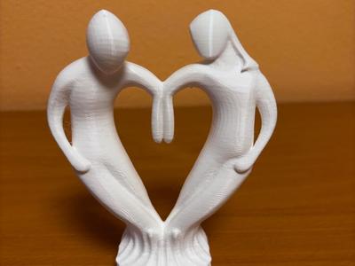Valentine day love statue