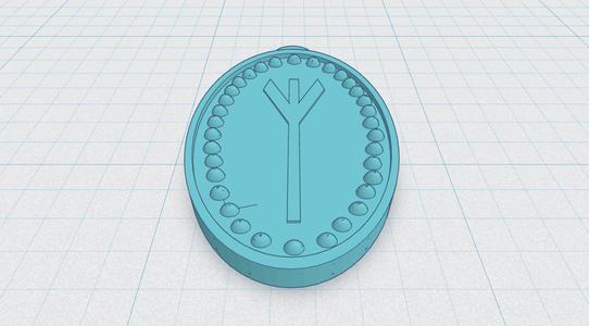 Viking Pendant - Z - Algiz