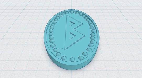 Viking Pendant - B – Berkanan