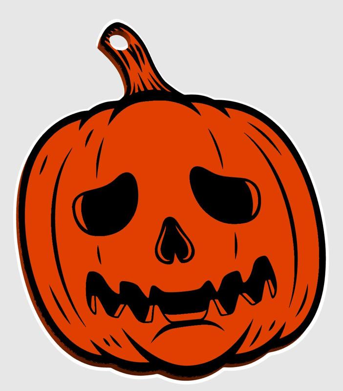 Pumpkin keychain