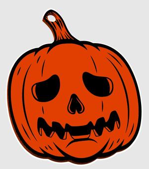 Pumpkin keychain