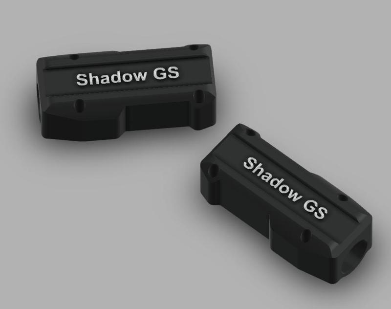 Crash Bar Protector for BMW R1200/1250/1300 GS Triple Black "Shadow GS" - 3D Printable